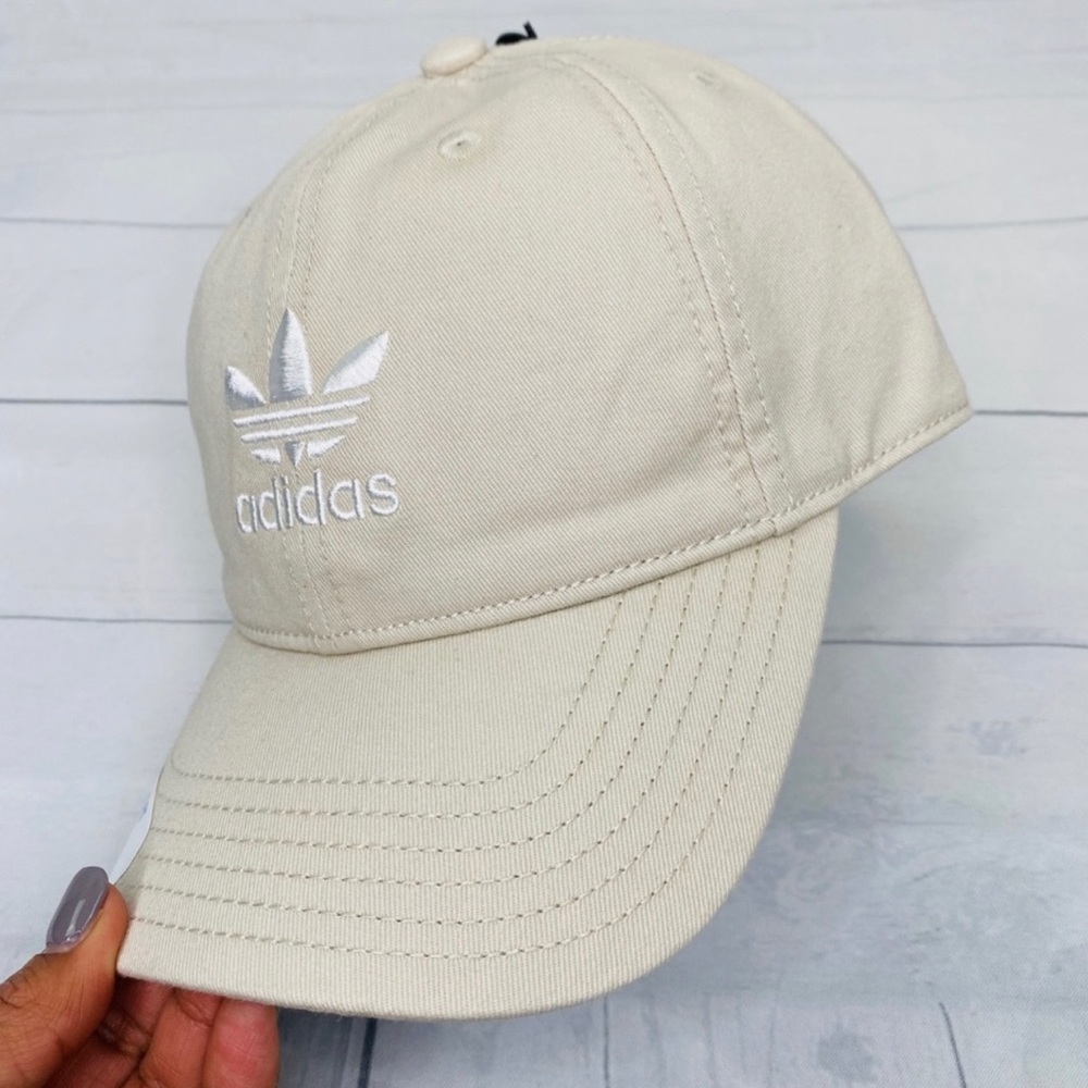 Adidas Women’s Khaki Hat with white Embroidered lettering - Picture 5 of 6
